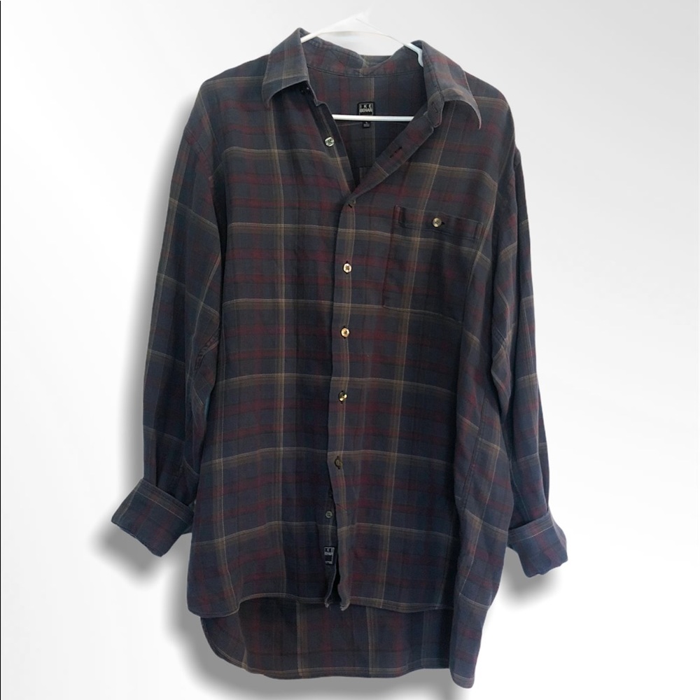 Long Sleeve Oversized Tunic Flannel